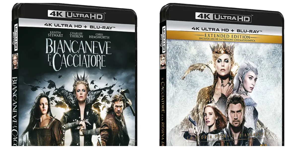 Biancaneve e Il Cacciatore e Il Cacciatore e la Regina di Ghiaccio disponibile in 4K Ultra HD + Blu-ray – Extended Edition (Blu-ray)