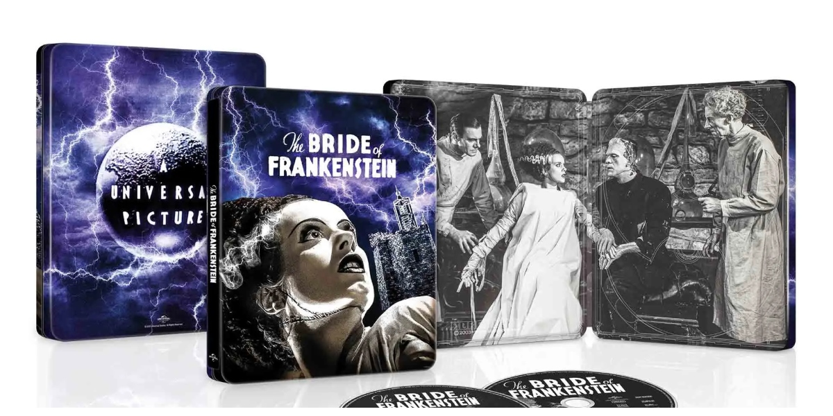 La Moglie di Frankenstein disponibile in Steelbook 4K Ultra HD + Blu-ray: edizione 90° Anniversario (Blu-ray)