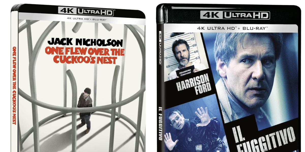 Il Fuggitivo e Qualcuno volò sul nido del cuculo disponibili in Home Video