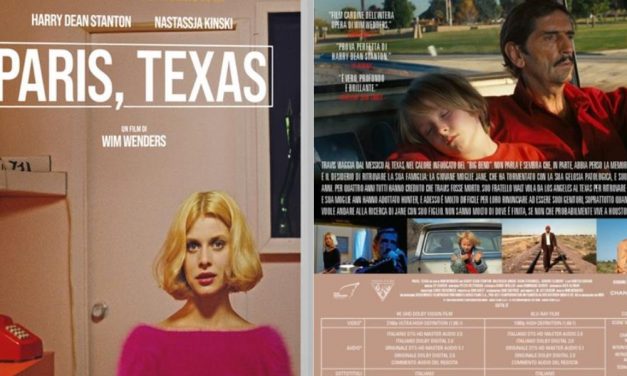 Paris Texas disponibile in in Dvd e in Box Blu Ray + disco 4K