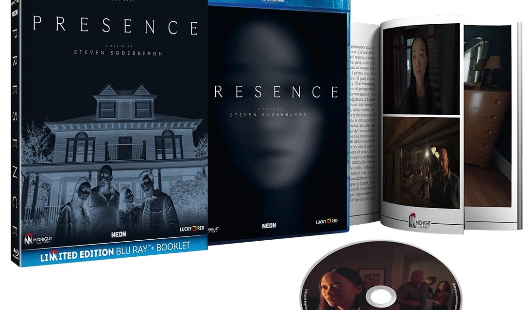 Plaion Home Video, Presence disponibile in Limited Edition Midnight Factory Blu-ray + Booklet