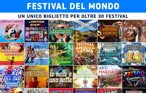 Roma Incontra il Mondo – Fiera Roma 24, 25, 26 aprile e 1, 2, 3 maggio 2026