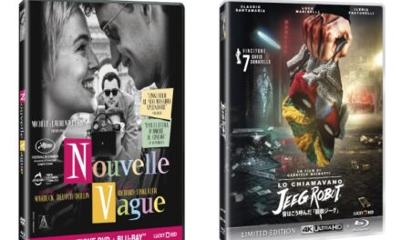 Lucky Red Home Video giugno: arrivano Io sono Jeeg Robot in 4K UHD e Nouvelle Vague in Blu Ray