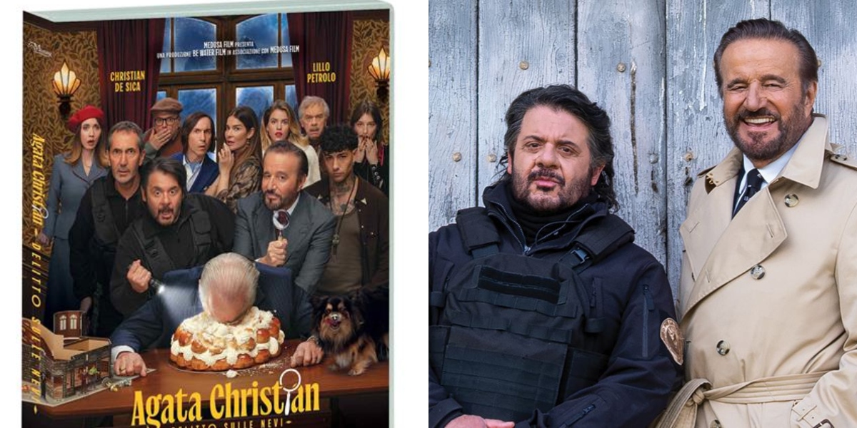 Agata Christian – Delitto sulle nevi arriva in Home Video: la commedia giallo-comica con Christian De Sica e Lillo