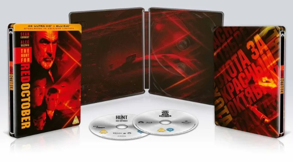 Caccia a Ottobre Rosso in Steelbook 4K Ultra HD: il capolavoro di John McTiernan in un’edizione da collezione