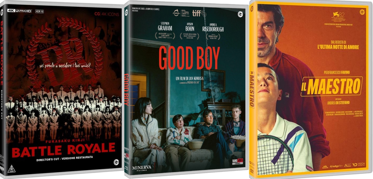 Cg Entertainment giugno 2026: arrivano Battle Royale Director’s Cut, Good Boy e Il Maestro