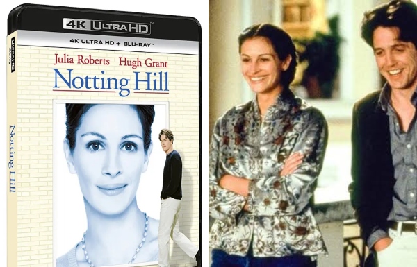 Notting Hill arriva in 4K Ultra HD: la commedia romantica con Julia Roberts e Hugh Grant in alta definizione