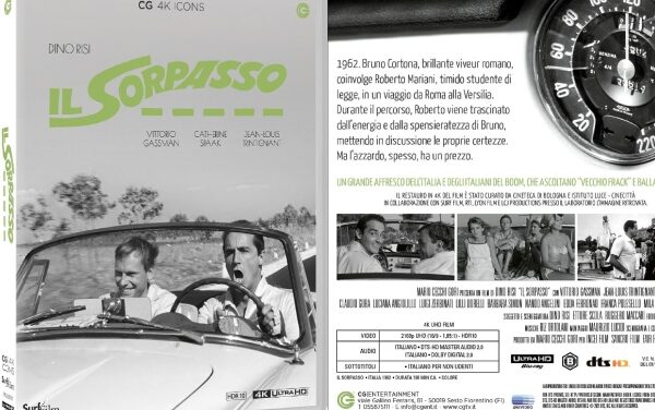 “Il sorpasso” arriva in 4K Ultra HD: il capolavoro di Dino Risi nella collana CG 4K Icons