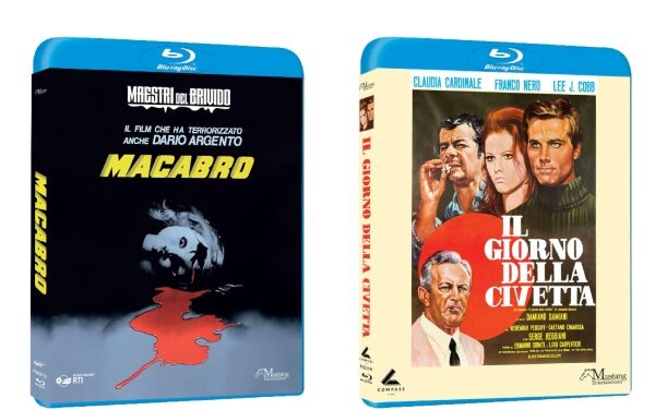 Mustang Entertainment, due classici del cinema italiano tornano in Blu-ray: Il giorno della civetta e Macabro