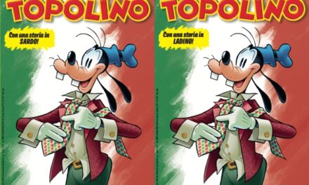 Topolino, sul numero 3697 del settimanale “l’operazione dialetti” arriva in Sardegna, Marche, Abruzzo e Trentino-Alto Adige